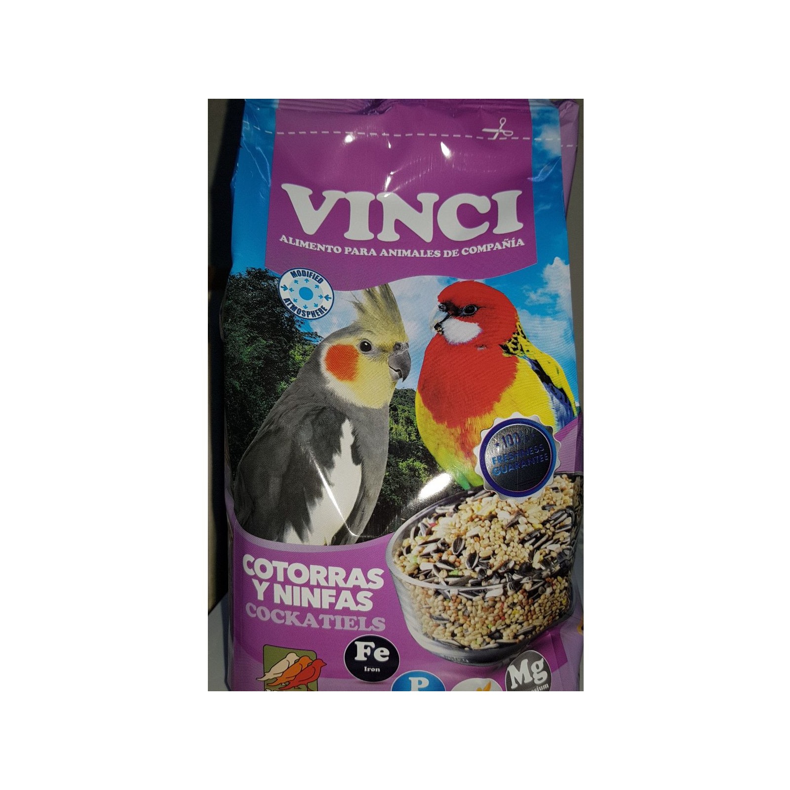 Comida para Ninfas y Cotorras Vinci Comida para Ninfas y Cotorras Vinci