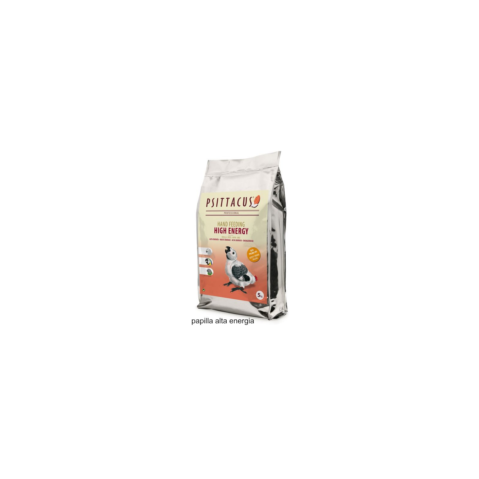 Psittacus Papilla Alta Energía 5 Kg para Loros Psittacus Papilla Alta Energía 5 Kg para Loros