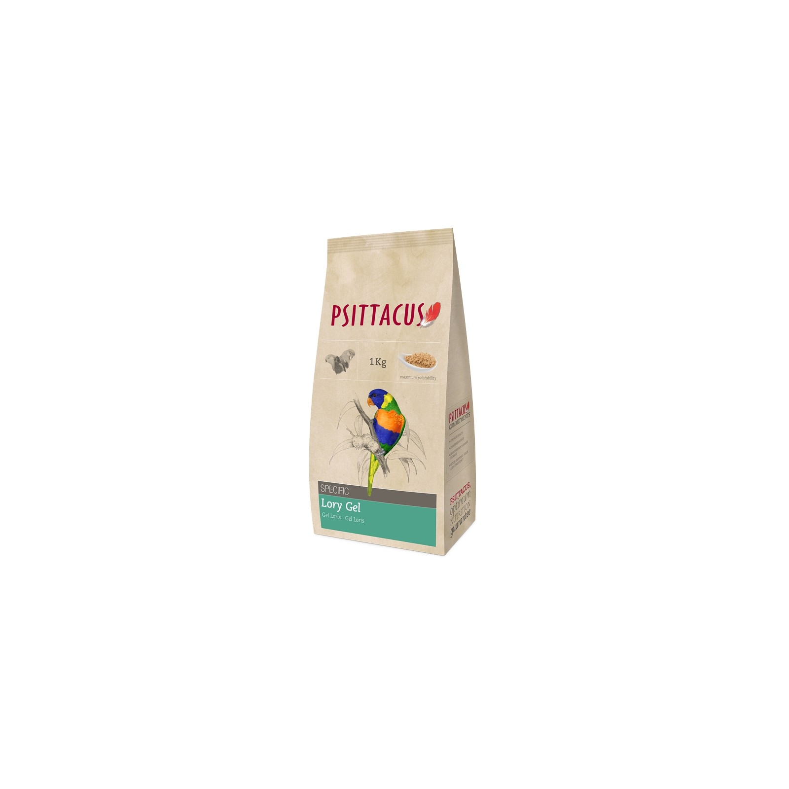 Psittacus Lori Gel Food 1Kg Psittacus Lori Gel Food 1Kg