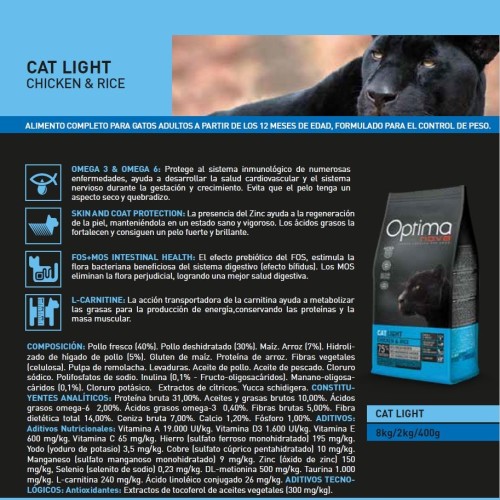 Optima Nova Cat Light 2 Kg