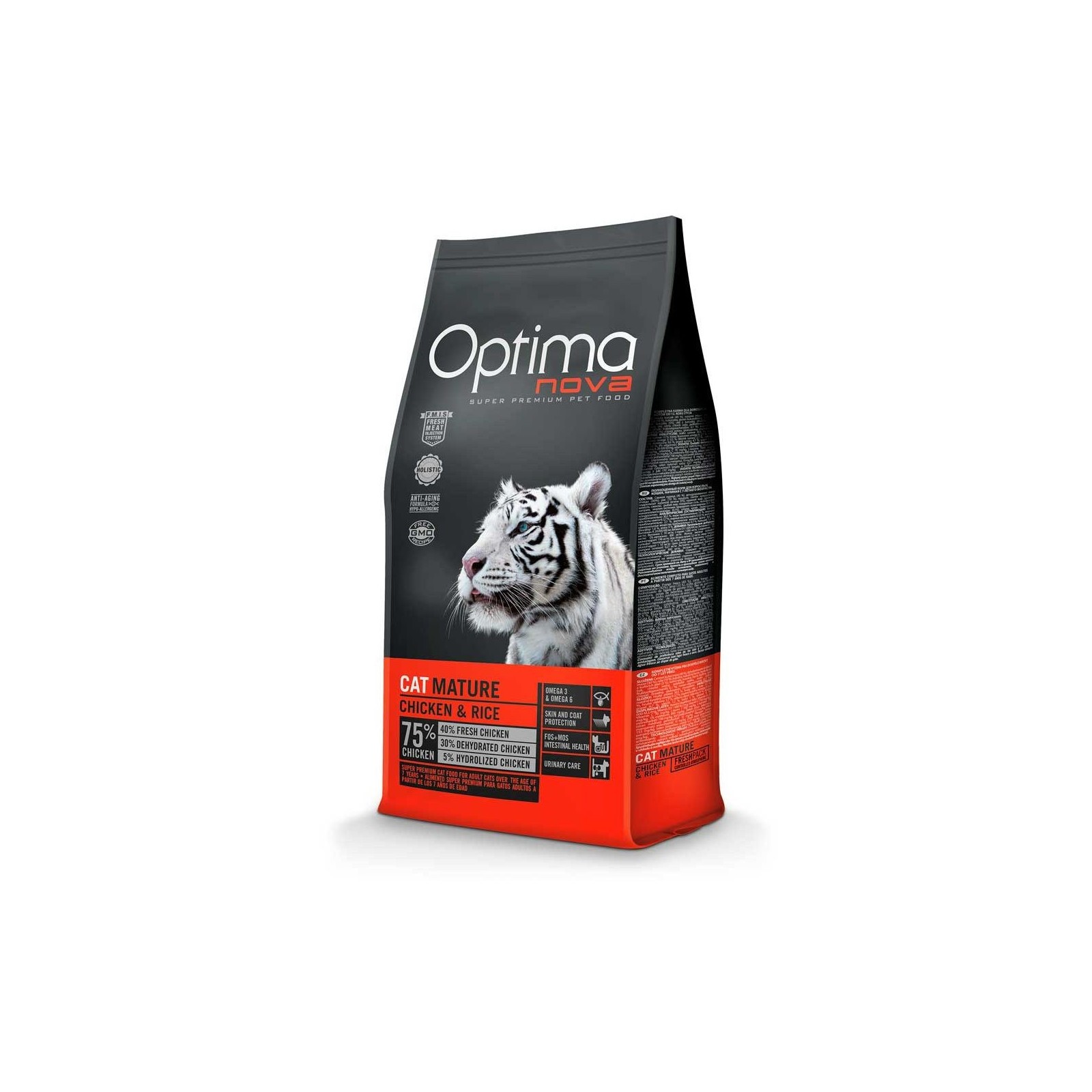Optima Nova Cat Mature 2 Kg Pollo Arroz Optima Nova Cat Mature 2 Kg Pollo Arroz