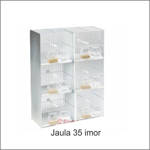 3-Level Bird Cage with 6 Compartments 35