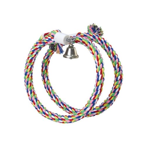 Colorful Rings with Bell for Birds