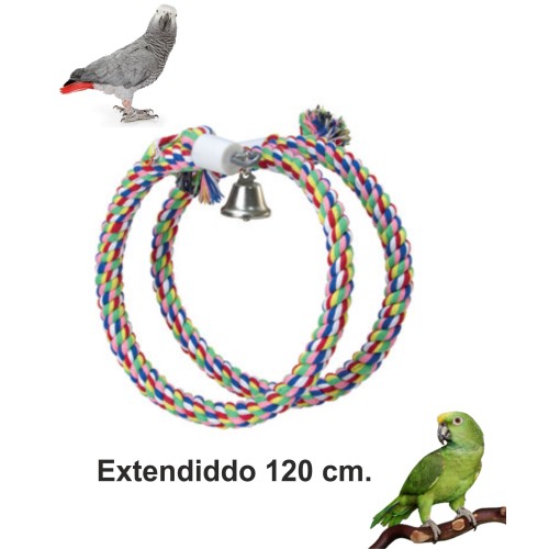 Aros de Colores y Campana para Aves