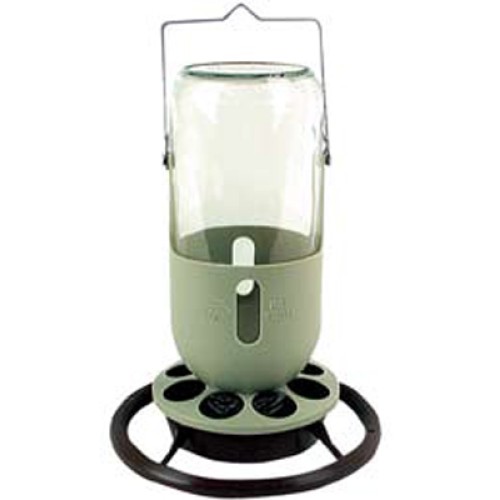 1 Liter Glass Bird Feeder for Hydration
