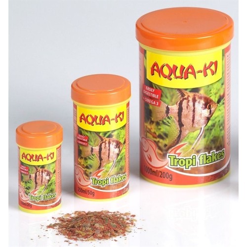 Aqua-ki Tropi Escamas Alimento para Peces de Agua Dulce 250ml