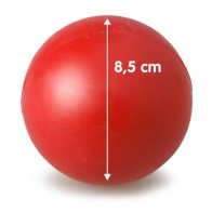 Solid Rubber Ball Large 9cm for Pets