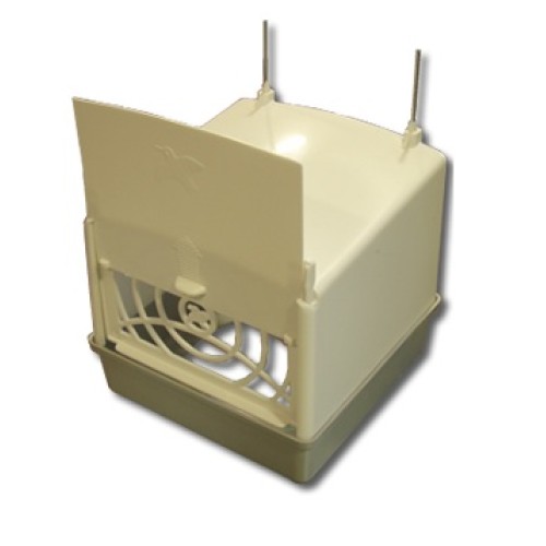 External Nest Holder with Door for Birds