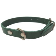 Plain Black Leather Dog Collar 45x1.8cm