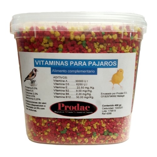 Prodac Bird Vitamins for Canaries