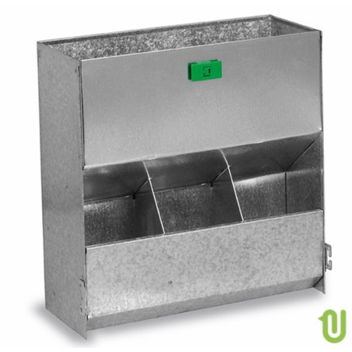 Rabbit Feeder Open 3 Compartments