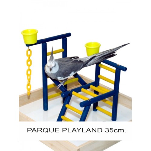 Parque Playland para Aves Pequeñas 35x35cm