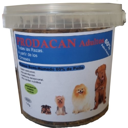 Prodacan Alimento Natural Semi-húmedo Para Adultos