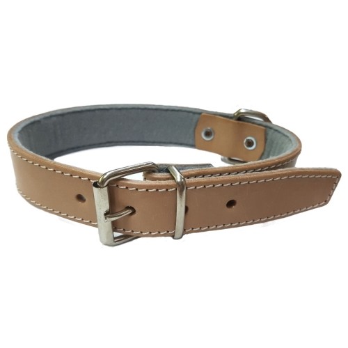Collar Cuero Vaqueta 40x1.5cm