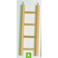 Escalera de Madera para Aves - 4 Escalones