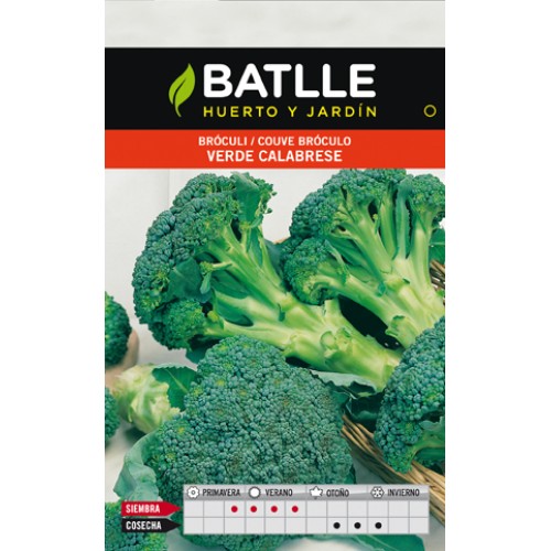 Sobre de Semillas de Brócoli Verde Calabrese