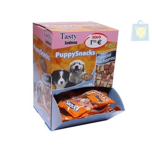 Puppy Heart-Shaped Snacks 60g Box of 40 Units
