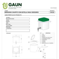 Bebedero Chupete 0.5 Lts. Gaun