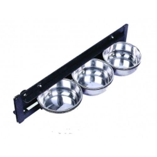 Sun Parrots Rotating Feeder 3 Bowls 10.16cm