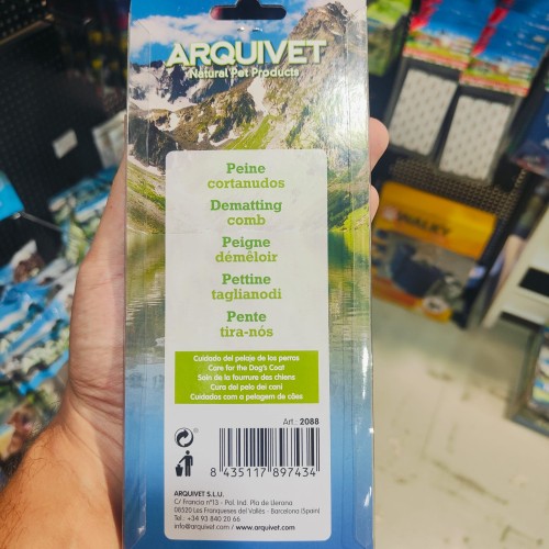 Arquivet DeTangling Comb for Long Fur