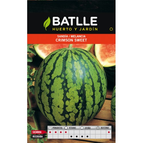 Crimson Sweet Watermelon Seeds Pack