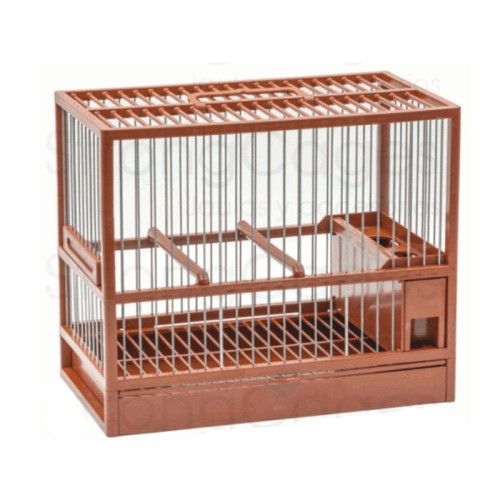 C-2 Bird Cage with Removable Tray - White