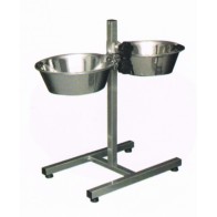 Soporte Inoxidable para 2 Comederos
