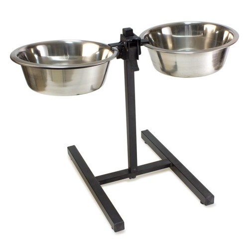 Soporte Inoxidable para 2 Comederos