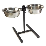 Soporte Inoxidable para 2 Comederos