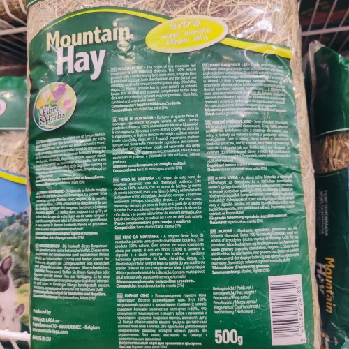 Heno Montaña con Menta para Pequeños Animales