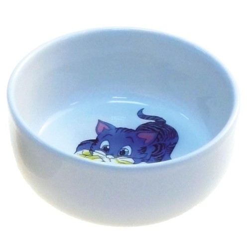 Ceramic Kitten Feeding Bowl 0.3 Lt