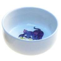 Ceramic Kitten Feeding Bowl 0.3 Lt