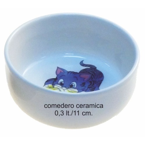 Ceramic Kitten Feeding Bowl 0.3 Lt