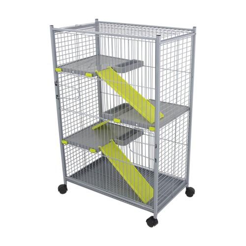Large Rodent Cage Gray 492