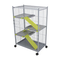 Large Rodent Cage Gray 492