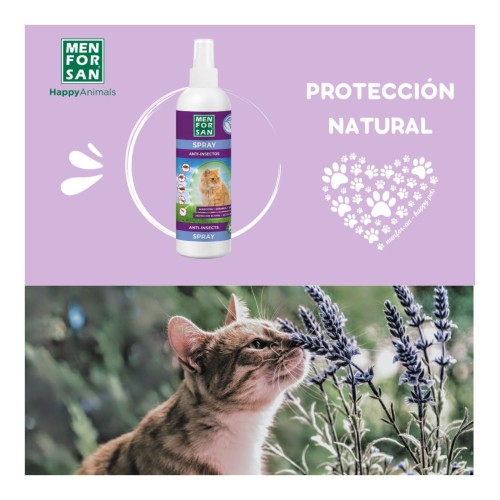 Spray Repelente de Insectos Menforsan 250 Ml para Gatos