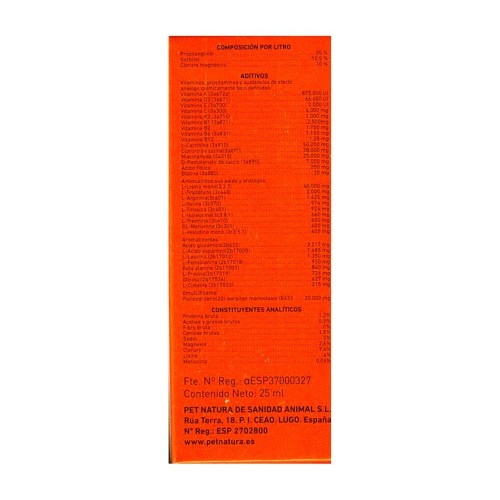 Total Plus Aminoacidos 25 Ml. Petnatura