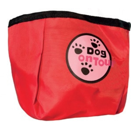 Nylon Feeder 1.8 L/17cm Red for pets