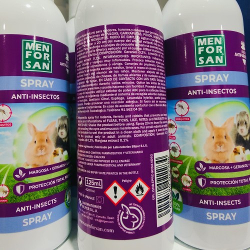 Spray Anti Insectos para Roedores Menforsan