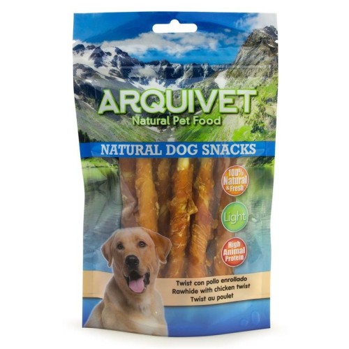 Rolled Chicken Twist Snack 100g Arquivet