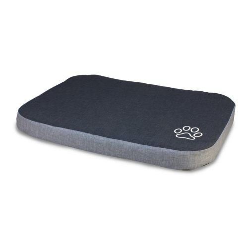 Black Gray Mattress with Paw Design 90cm
