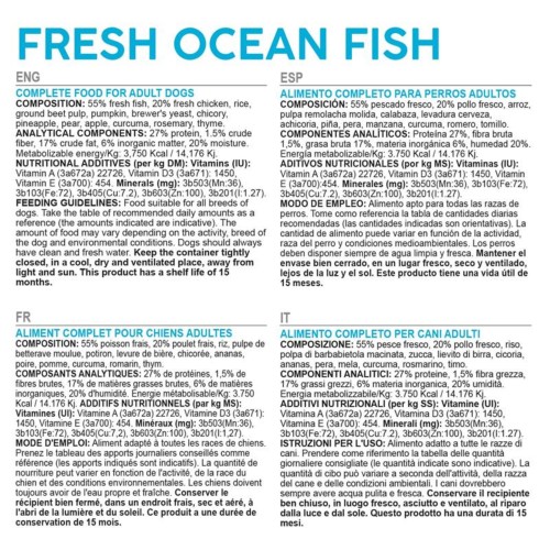 Arquivet Fresh Ocean Fish - 10 Kg. - Alimento Premium para Perros