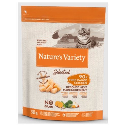 Nature's Variety Gato Seleccionado Esterilizado Pollo 3 Kg