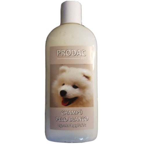 Champú para Pelo Blanco 250 Ml Prodac para Mascotas